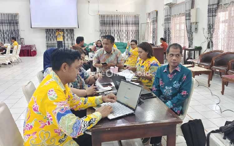 Pemkab Gunung Mas Gelar Pendampingan Penginputan Renstra Perangkat Daerah