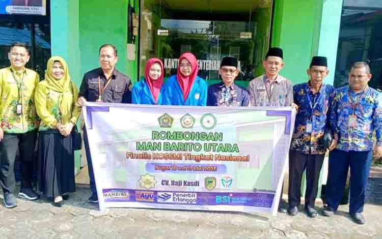 MAN Barut Lepas Dua Siswi Wakili Kalteng di Ajang Nasional KOSSMI 2025 di IPB Jabar