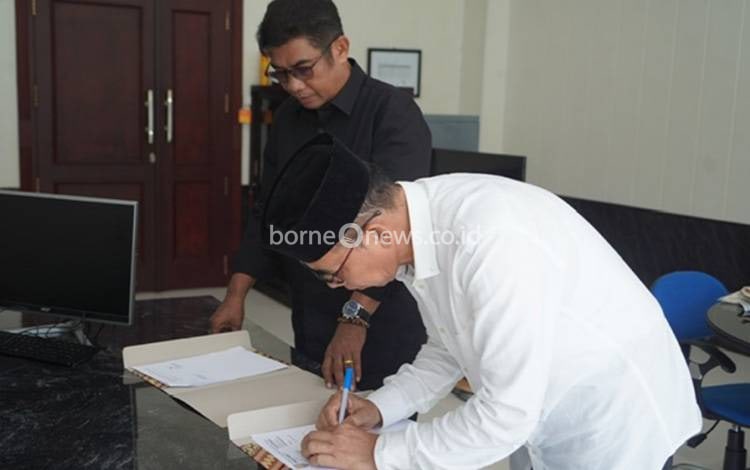 Agus Siswadi Resmi Jabat Kepala Dispora Kalteng Gantikan Hamka