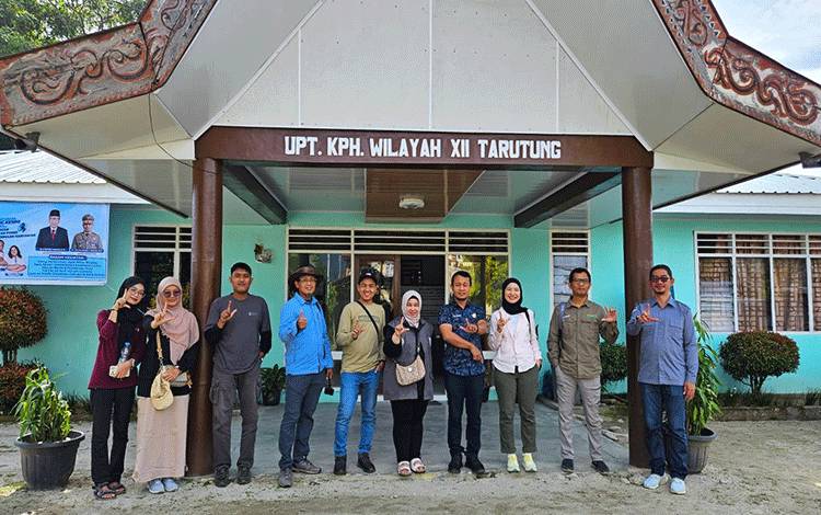 Pokja Penurunan Emisi GRK Sumut Kunjungi KPH Wilayah XII Tarutung