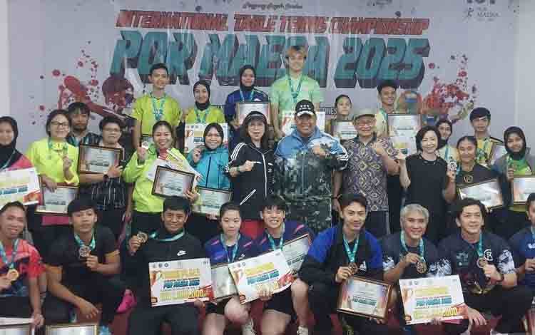 Indonesia Dominasi Juara Turnamen Tenis Meja Internasional POR Maesa