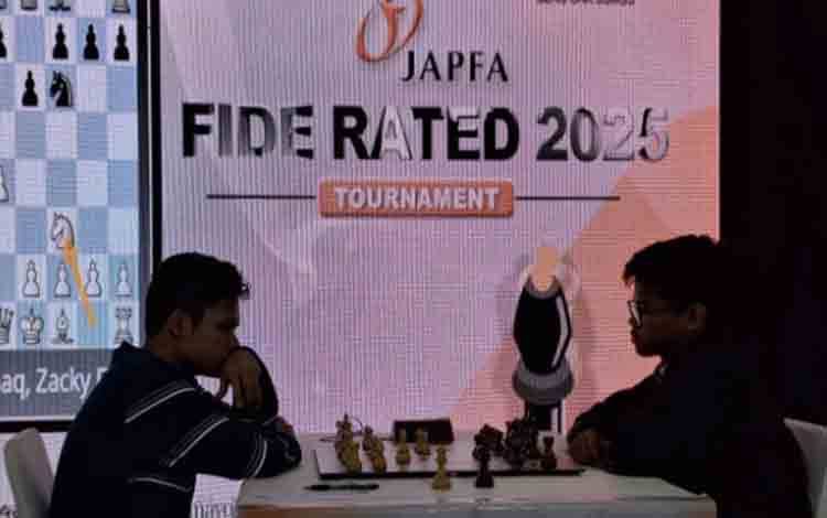 Zacky Dhia Geser Fabian Glen dari Puncak Klasemen JAPFA FIDE Rated