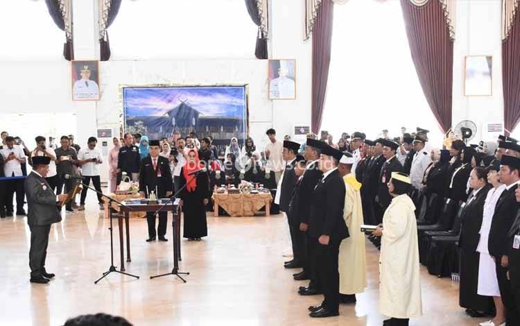 Bupati Kapuas Lantik 145 Pejabat ASN