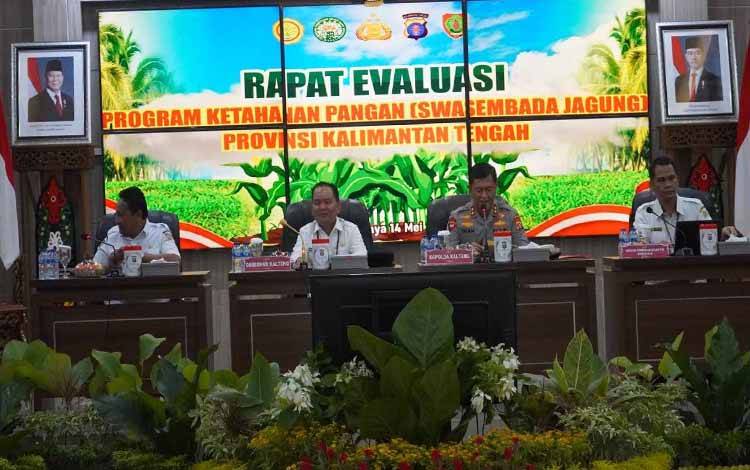 Gubernur Agustiar Tegaskan Swasembada Jagung Jadi Prioritas Pembangunan Kalteng