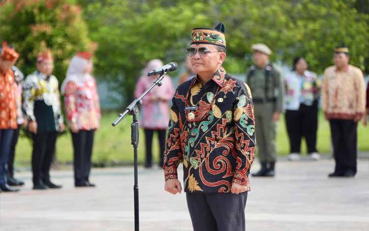 Gubernur Agustiar Sabran Pimpin Ziarah Pahlawan di HUT ke-68 Kalteng