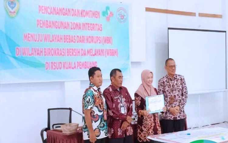 RSUD Kuala Pembuang Canangkan Zona Integritas Menuju WBK-WBBM