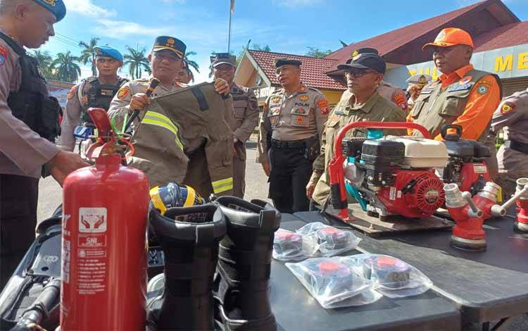 Polres Kotim Persiapkan Personel dan Sarpras Hadapi Ancaman Karhutla 2025