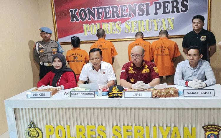Polres Seruyan Ungkap 12 Kasus Narkoba dan Tangkap 19 Tersangka