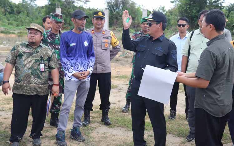 Bupati Seruyan Cek Kesiapan Tempat Penyelenggaraan MTQ di Telaga Pulang