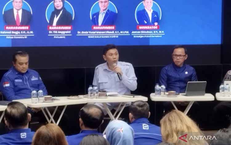 AHY Perintahkan Kader Demokrat Dorong Pembahasan Revisi UU Pemilu