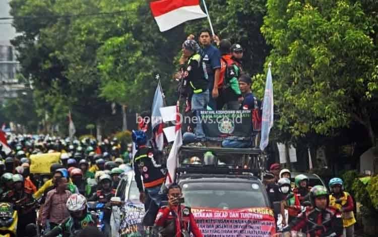 Demo Besar-Besaran Ojol 20 Mei Bergerak Mulai Pukul 12.30 WIB