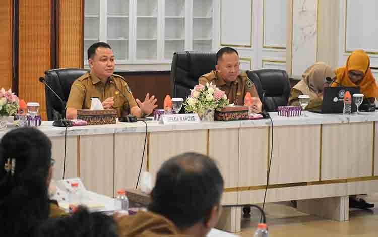 Pemkab Kapuas Gelar FGD Percepatan Penurunan Stunting Lewat Akses Sanitasi dan Air Minum Layak