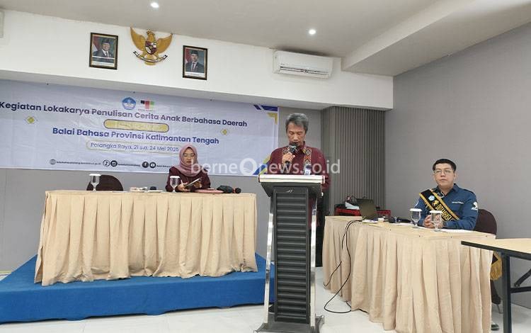 Balai Bahasa Kalteng Resmi Gelar Lokakarya Luring Penulisan Cerita Anak Berbahasa Daerah 2025