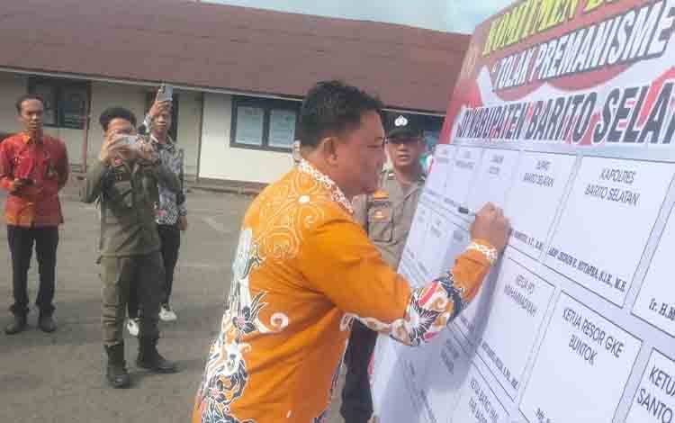 Pemkab Barito Selatan Apresiasi Langkah Polres Tolak Aksi Premanisme
