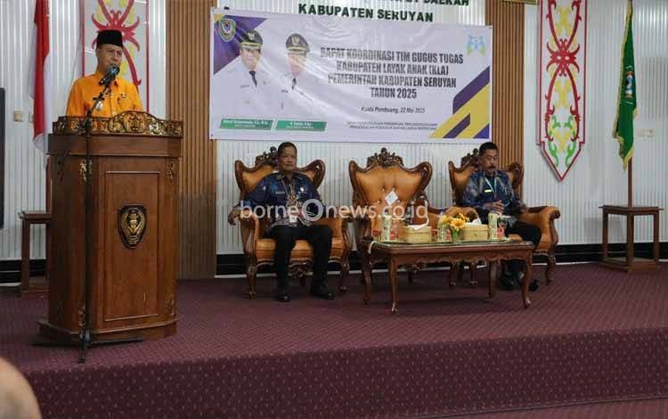 Wakil Bupati Seruyan Buka Rakor Persiapan Verifikasi KLA