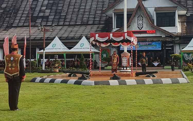Pemkab Kotim Gelar Upacara HUT ke-68 Kalteng
