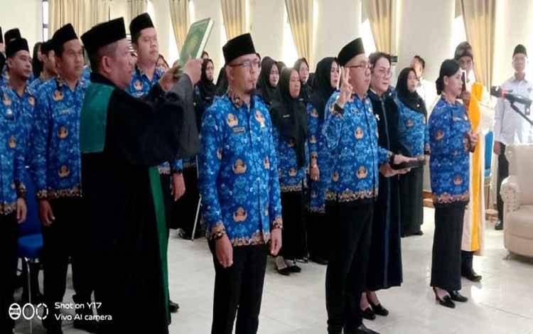 Menteri Agama RI Lantik 71.110 PPPK Tahap I, Termasuk 70 ASN Kemenag Barito Utara