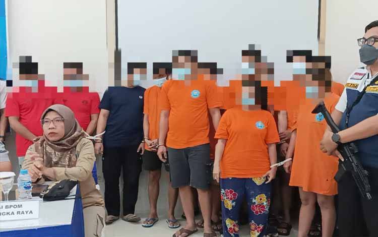 BNNP Kalteng Ungkap Peredaran Narkotika di 5 Wilayah dan Ratusan Gram Sabu Diamankan