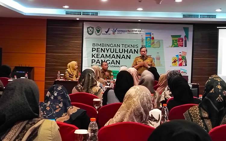 Dinkes Kotim Gelar Bimtek Keamanan Pangan Bagi Pelaku Usaha Industri Rumah Tangga