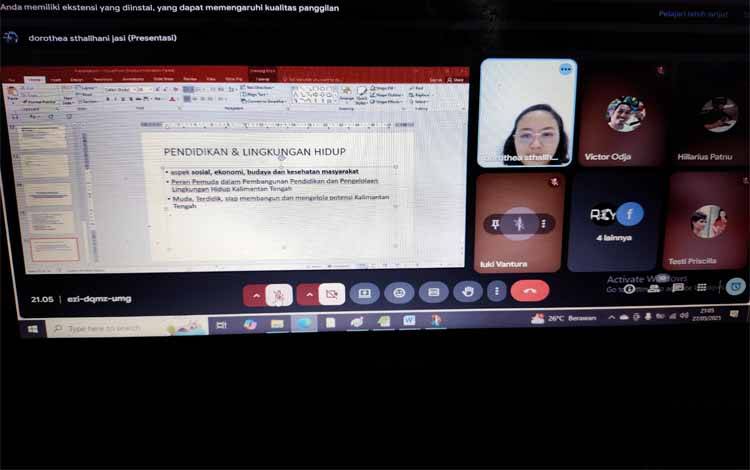 Pemuda Katolik Komda Kalteng Gelar Rapat Daring untuk Persiapan Pelantikan Juni 2025