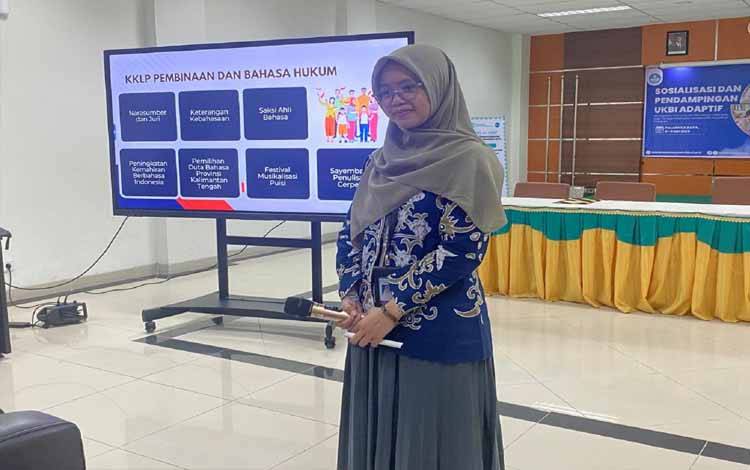 Sosialisasi layanan serta pendampingan pendaftaran dan pengujian Uji Kemahiran Berbahasa Indonesia atau UKBI Adaptif.(FOTO: Istimewa)