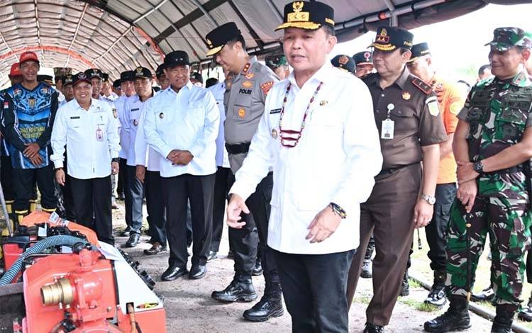 Agustiar Sabran Tegaskan Kesiapan Operasional Kunci Tangani Karhutla