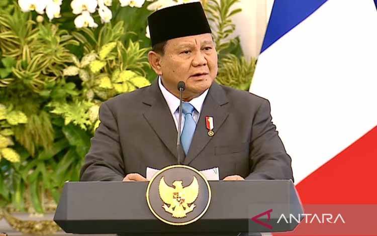Presiden Prabowo: Jika Palestina Merdeka, Indonesia Akui Israel