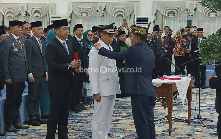 Gubernur Kalteng Lantik Indra Gunawan sebagai Pj Bupati Barito Utara