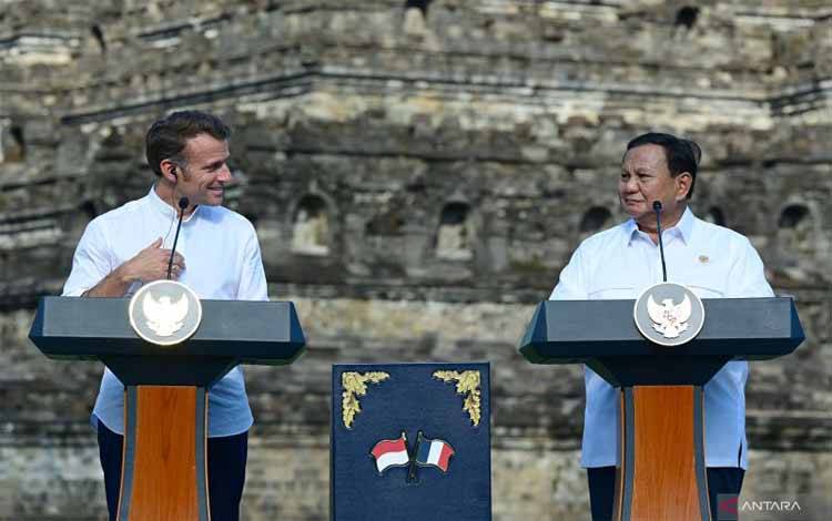 Indonesia-Prancis Teken Kerja Sama Strategis Kebudayaan di Borobudur