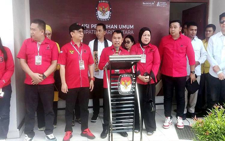 Ketua DPC PDIP Barito Utara Tegaskan Seluruh Kader Tak Ada Main Dua Kaki