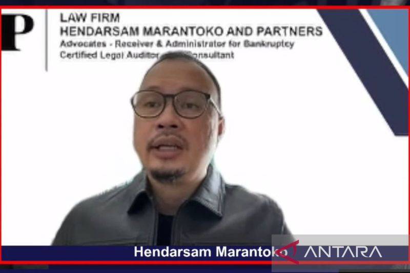 Tangkapan layar - Politikus Partai Gerindra Hendarsam Marantoko. ANTARA/Agatha Olivia Victoria