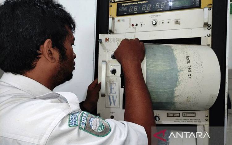 Gempa Bumi Magnitudo 4,6 Guncang Lubuk Basung - Agam Sumatera Barat