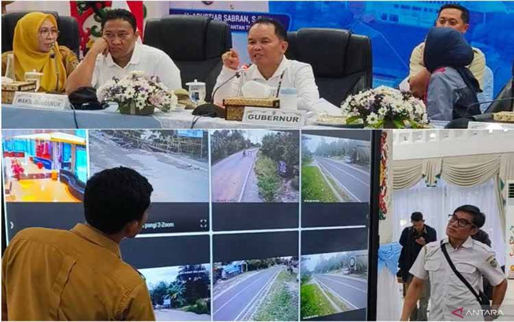 Gubernur Kalteng Optimalkan kamera Pengawas untuk Pantau Angkutan PBS