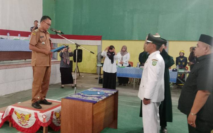 Ing Sugito Dilantik Jadi Pj Kades Baampah Gantikan Kades Definitif yang Tersandung Dugaan Ijazah Palsu