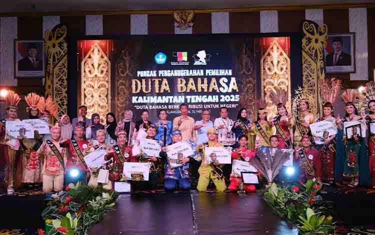 Balai Bahasa Kalteng Sukses Selenggarakan Puncak Penganugerahan Pemilihan Duta Bahasa