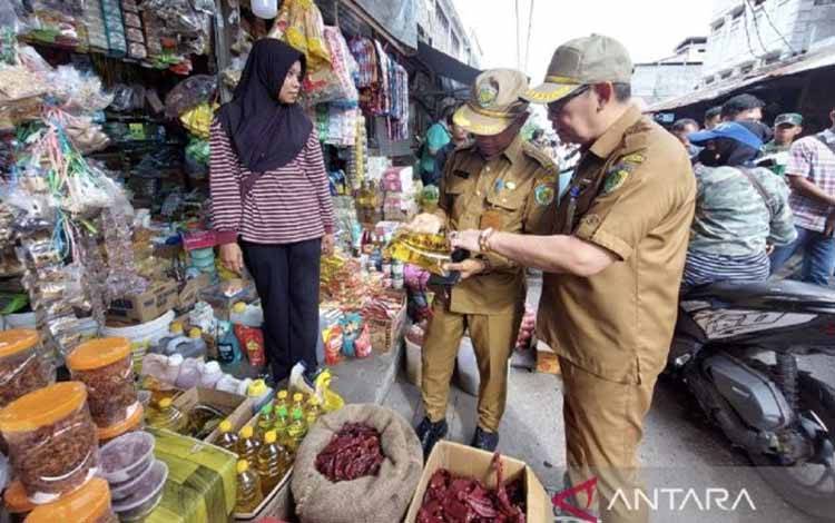 Satgas Pangan Sidak Pasar di Palangka Raya Jelang Iduladha 2025