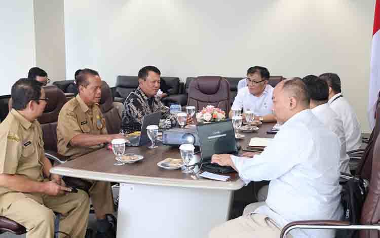 Bupati Seruyan Audiensi Bersama Badan Percepatan Pengentasan Kemiskinan RI