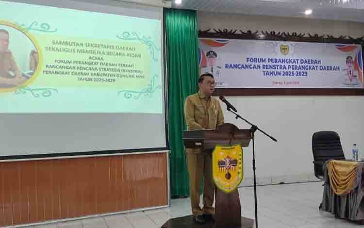 Forum Rancangan Renstra Perangkat Daerah Gumas 2025-2029 Rumuskan Program Prioritas Bupati