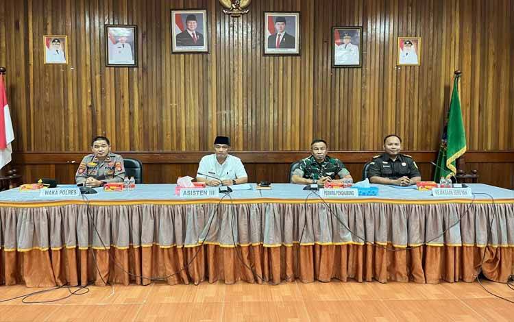 Pemkab Seruyan Rakor Pembentukan Satgas Penanganan Premanisme