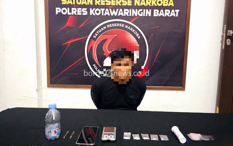 Polres Kobar Tangkap Seorang Buruh Edarkan Narkoba