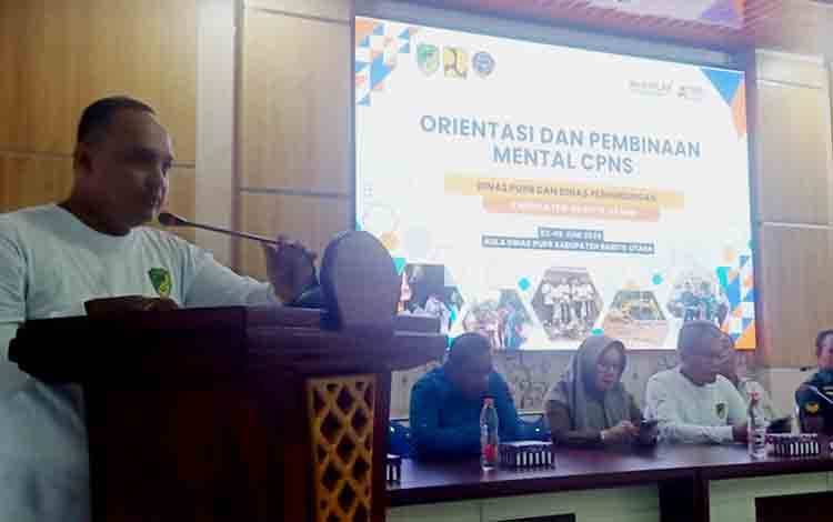 Pembekalan dan Orientasi Mental CPNS PUPR dan Dishub Barito Utara Dimulai