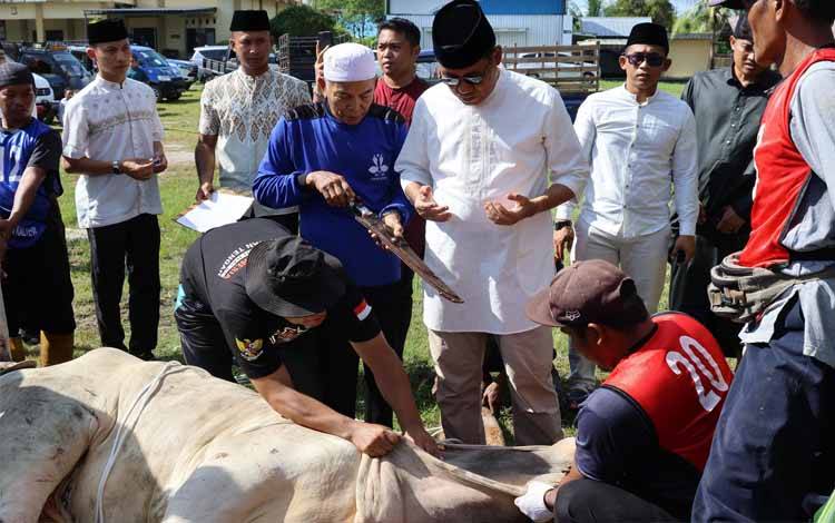 Polda Kalteng Sembelih 59 Hewan Kurban dalam Perayaan Idul Adha 1446 H