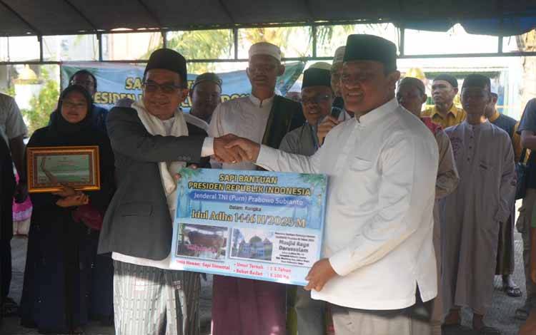 Wagub Kalteng Apresiasi Bantuan Sapi Kurban dari Presiden