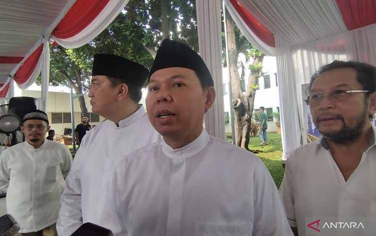 Ketua DPD RI Sultan B Najamuddin di kompleks parlemen, Jakarta, Sabtu (7/6/2025). ANTARA/Bagus Ahmad Rizaldi