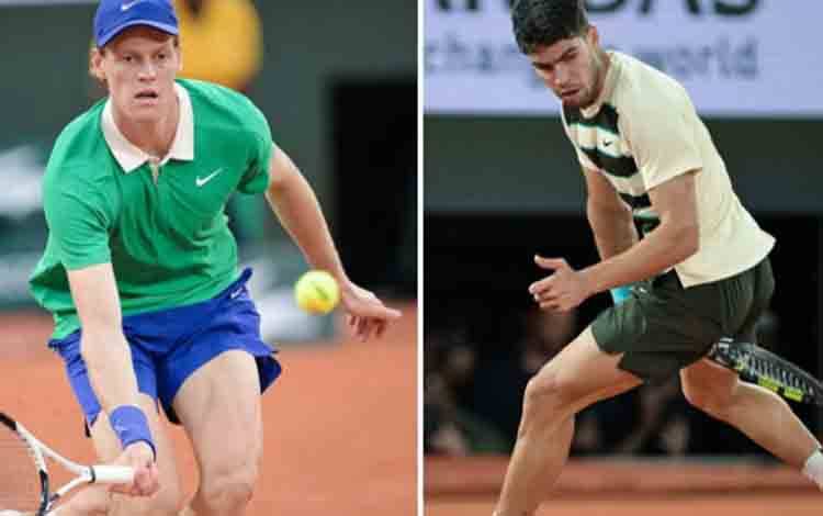 Sinner dan Alcaraz Siap Duel di Final Roland Garros