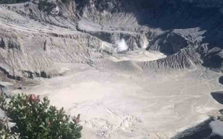 Titik Panas Kawah Gunung Tangkuban Parahu Tak Tunjukkan Perluasan