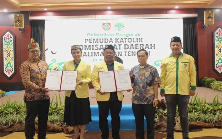 Pengurus Pemuda Katolik Komda Kalimantan Tengah Periode 2025-2028 Dilantik