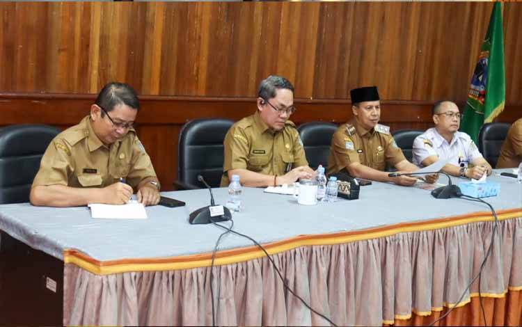 Wakil Bupati Seruyan Ikuti Rakor Pengendalian Inflasi