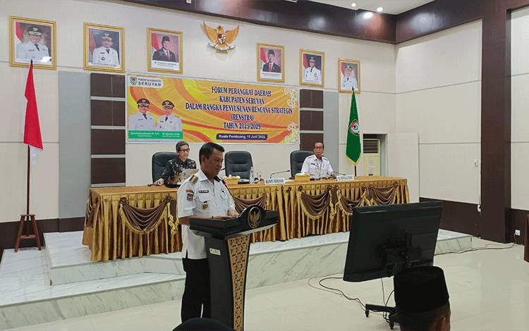 Bupati Seruyan Dorong Perangkat Daerah Rumuskan Kebijakan Pembangunan Berkualitas