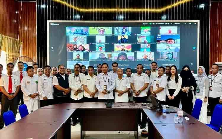 Kadis Pendidikan Seruyan Buka O2SN tingkat SD dan SMP Secara Daring